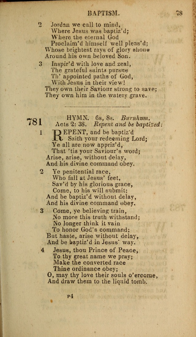 The Baptist Hymn Book: original and selected: in two parts page 455