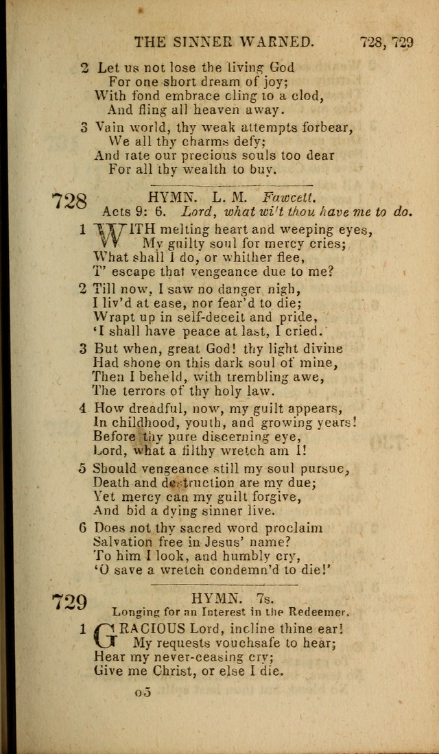 Baptist Hymn Book page 425