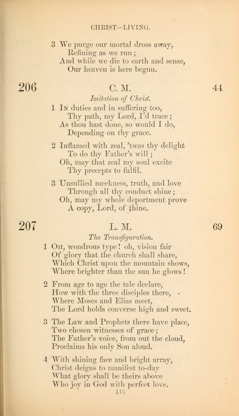The Baptist Hymn Book page 115