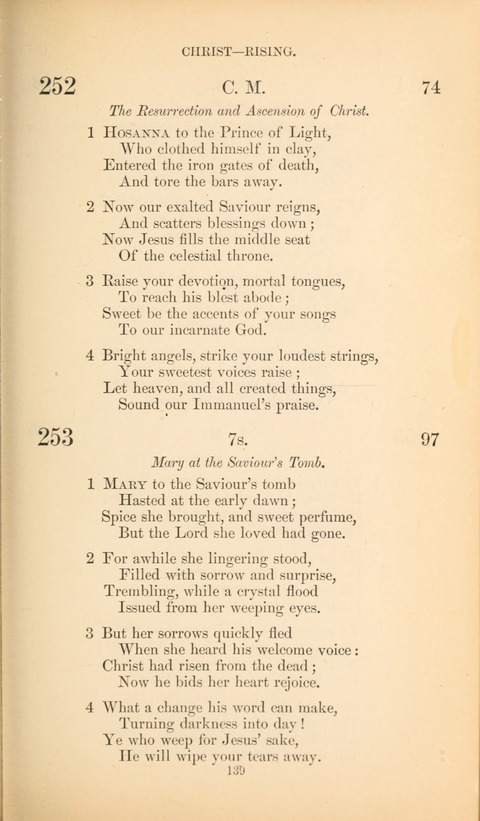 The Baptist Hymn Book page 139