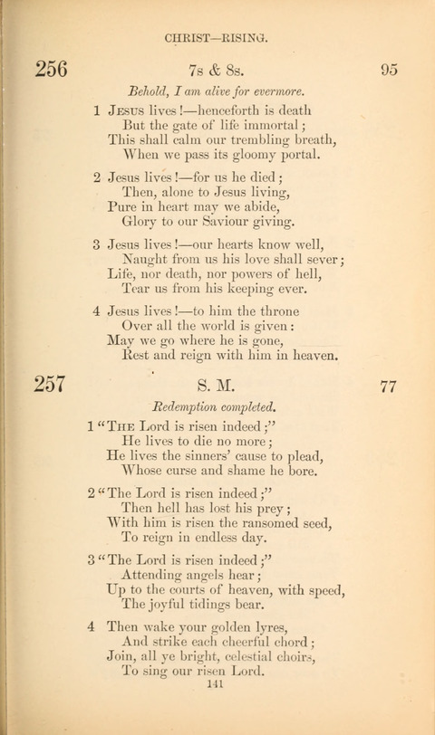The Baptist Hymn Book page 141