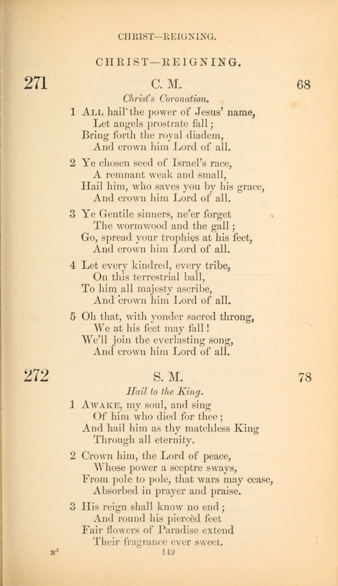 The Baptist Hymn Book page 149
