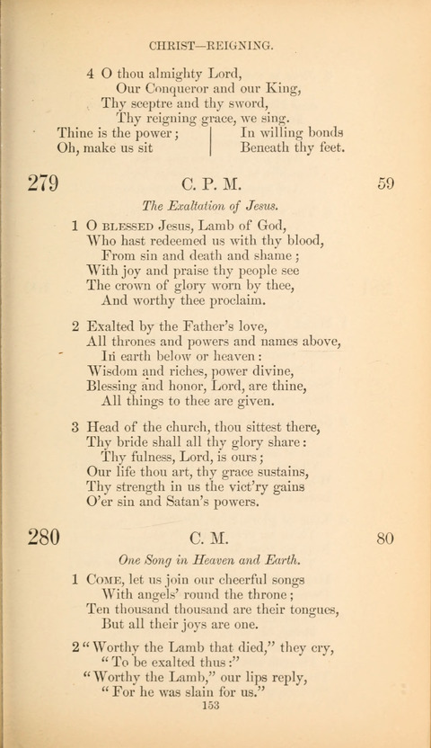 The Baptist Hymn Book page 153