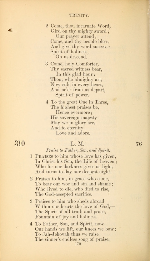 The Baptist Hymn Book page 170
