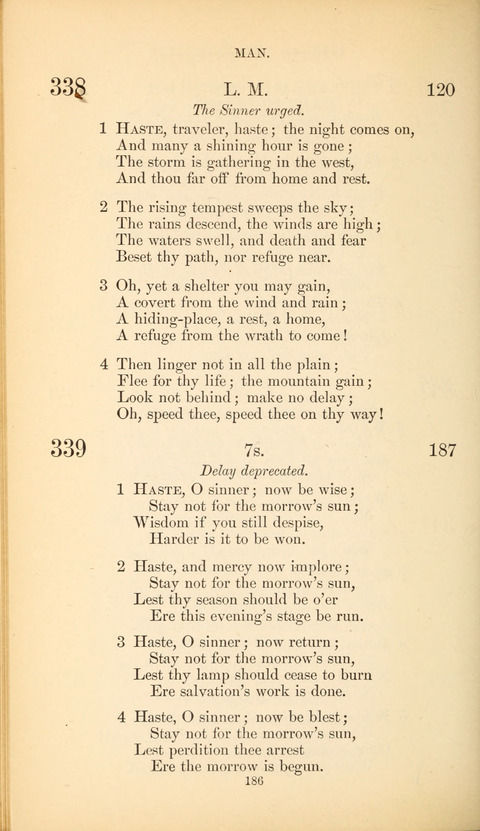 The Baptist Hymn Book page 186