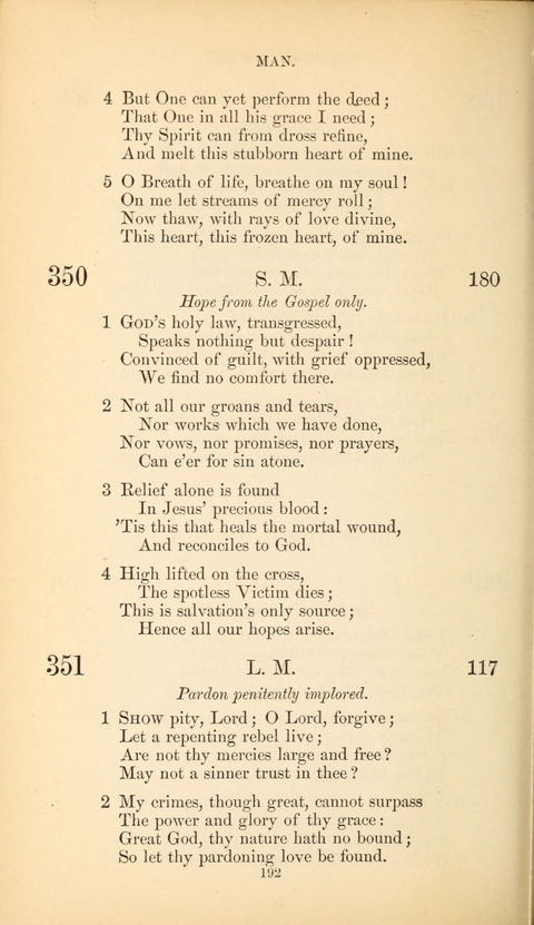 The Baptist Hymn Book page 192