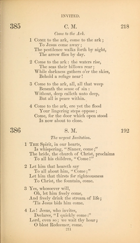 The Baptist Hymn Book page 211