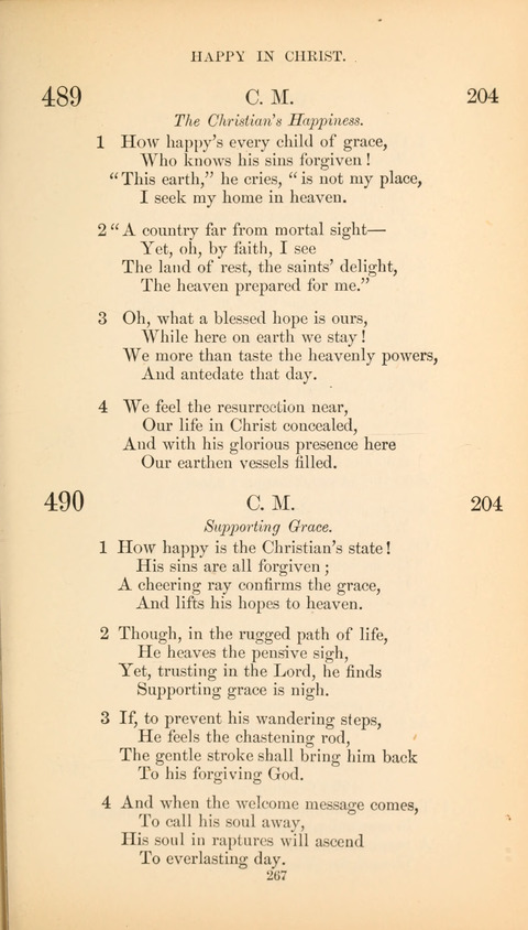 The Baptist Hymn Book page 267