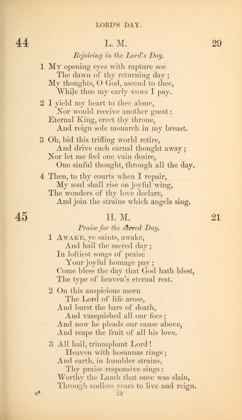 The Baptist Hymn Book page 29