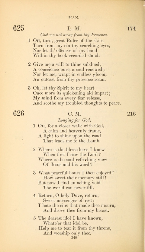 The Baptist Hymn Book page 340
