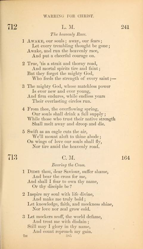 The Baptist Hymn Book page 385