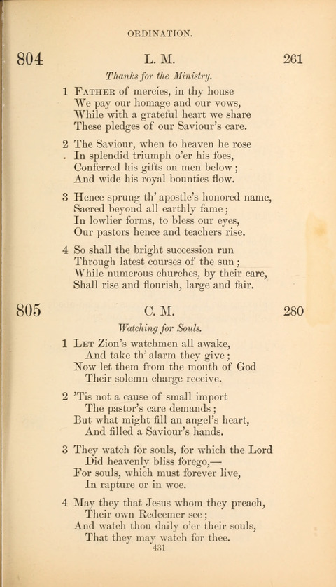 The Baptist Hymn Book page 431