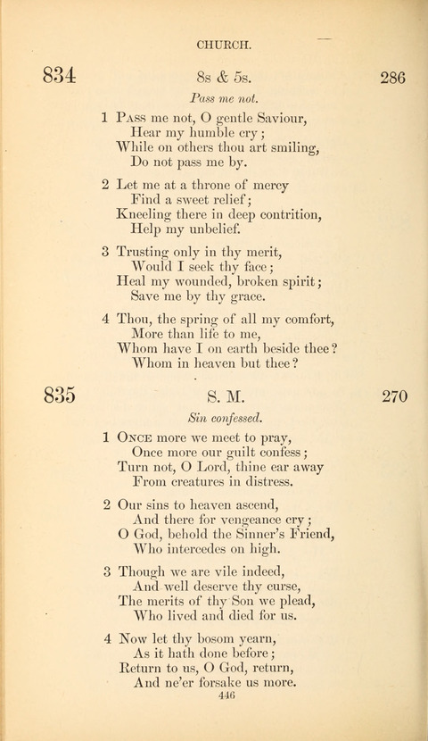 The Baptist Hymn Book page 446
