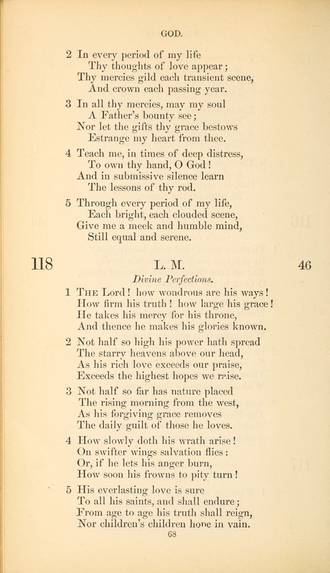 The Baptist Hymn Book page 68