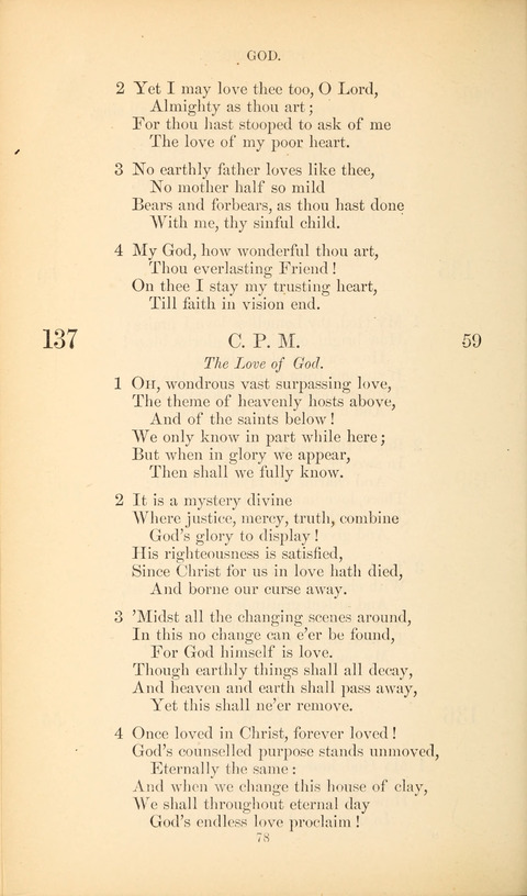 The Baptist Hymn Book page 78