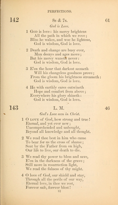 The Baptist Hymn Book page 81