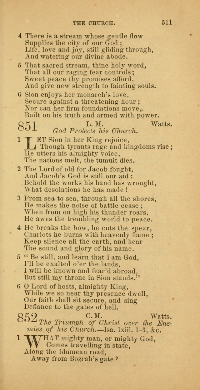 The Baptist Hymn Book: comprising a large and choice collection of psalms, hymns and spiritual songs, adapted to the faith and order of the Old School, or Primitive Baptists (2nd stereotype Ed.) page 513