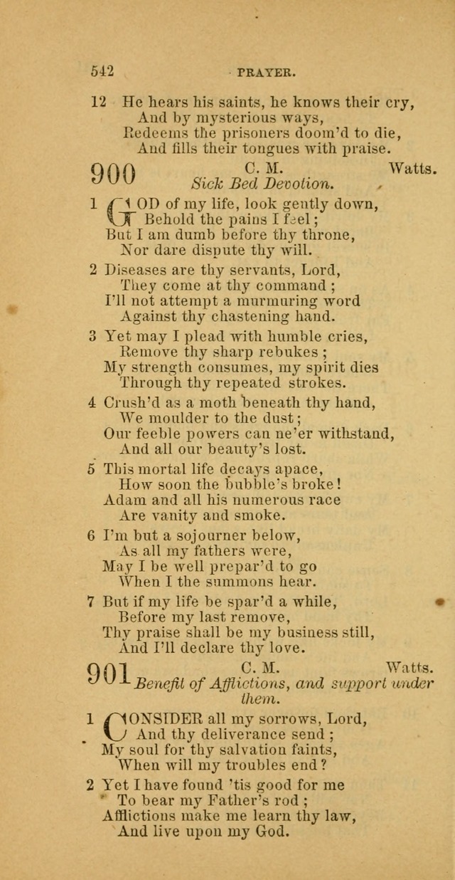 The Baptist Hymn Book: comprising a large and choice collection of psalms, hymns and spiritual songs, adapted to the faith and order of the Old School, or Primitive Baptists (2nd stereotype Ed.) page 544