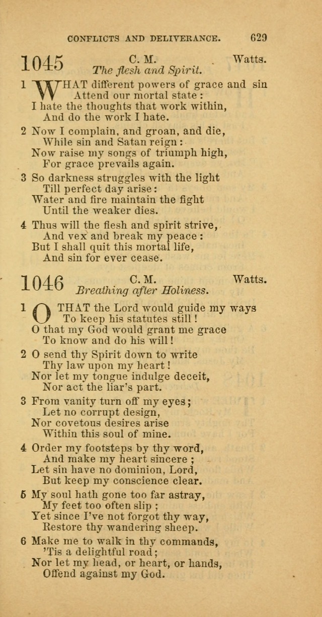 The Baptist Hymn Book: comprising a large and choice collection of psalms, hymns and spiritual songs, adapted to the faith and order of the Old School, or Primitive Baptists (2nd stereotype Ed.) page 631