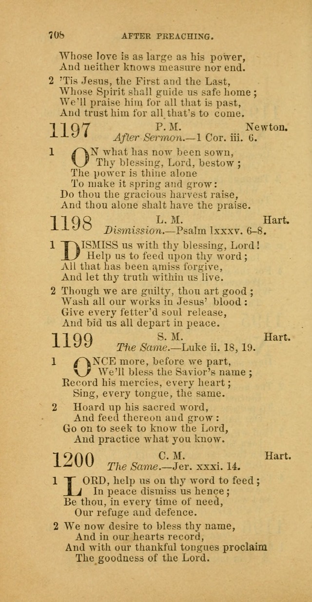 The Baptist Hymn Book: comprising a large and choice collection of psalms, hymns and spiritual songs, adapted to the faith and order of the Old School, or Primitive Baptists (2nd stereotype Ed.) page 710
