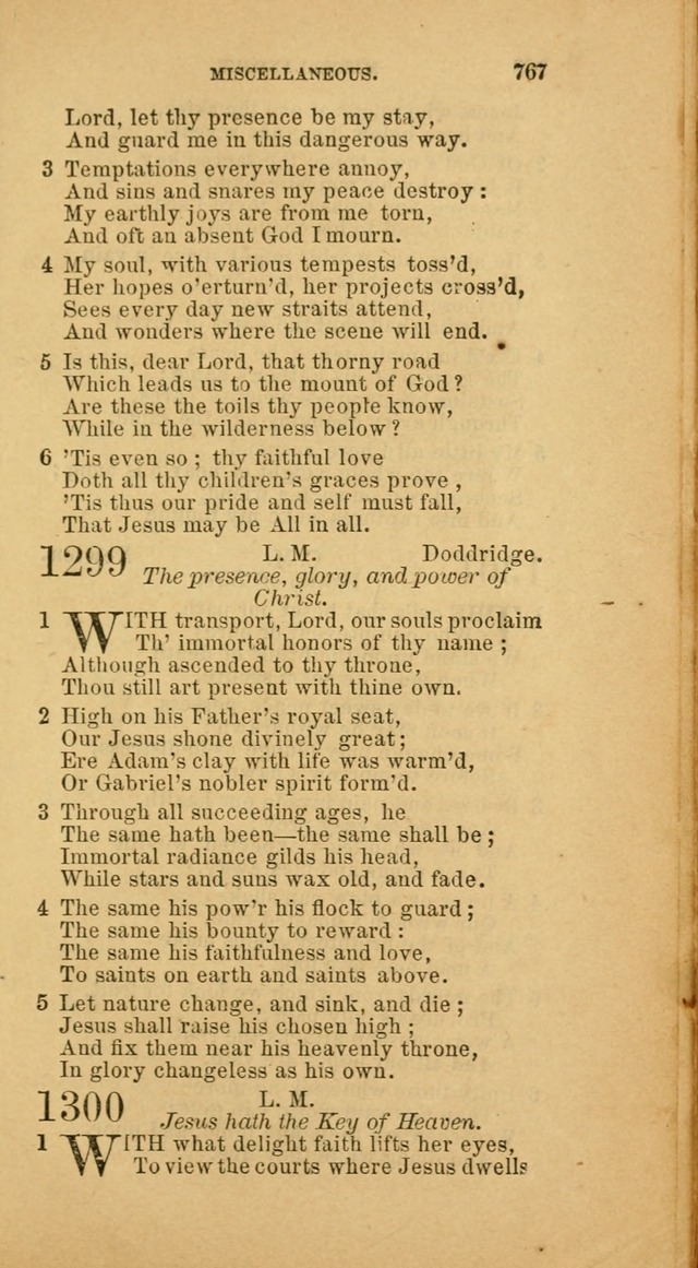 The Baptist Hymn Book: comprising a large and choice collection of psalms, hymns and spiritual songs, adapted to the faith and order of the Old School, or Primitive Baptists (2nd stereotype Ed.) page 771