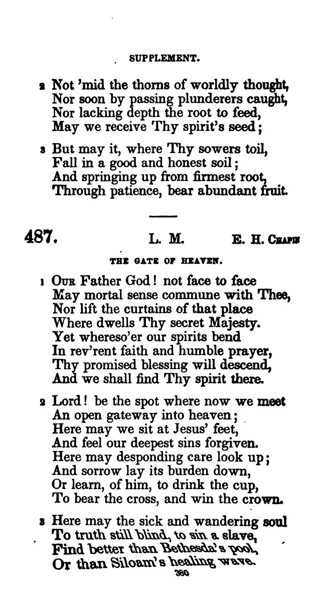 A Book of Hymns for Public and Private Devotion. (10th ed.) page 386