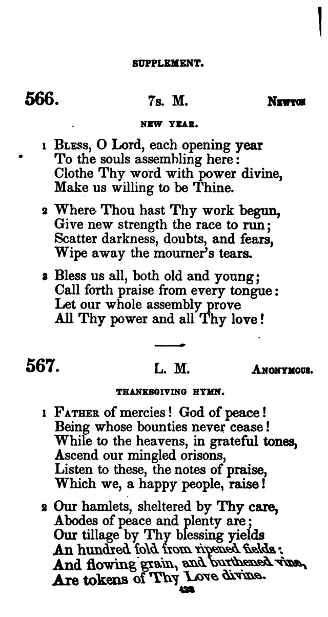 A Book of Hymns for Public and Private Devotion. (10th ed.) page 444