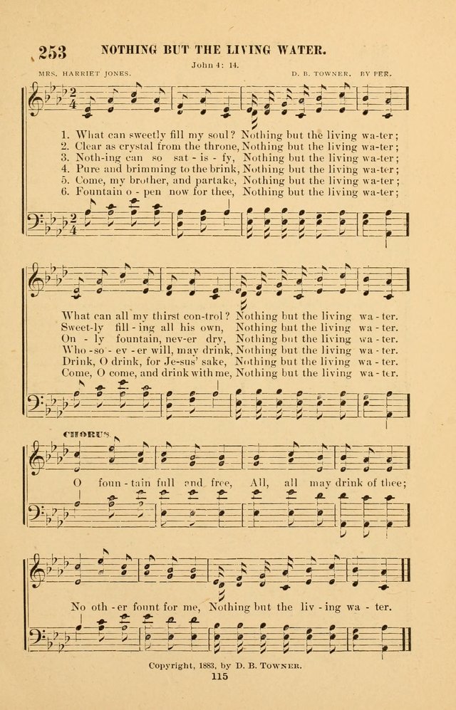 The Brethren Hymnody: with tunes for the sanctuary, Sunday-school, prayer meeting and home circle page 115