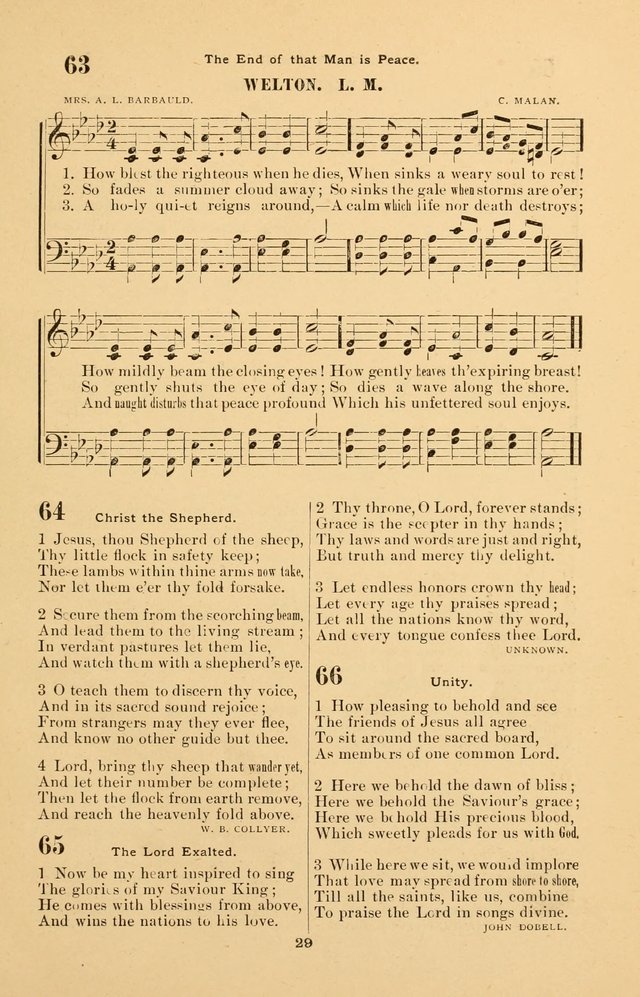 The Brethren Hymnody: with tunes for the sanctuary, Sunday-school, prayer meeting and home circle page 29