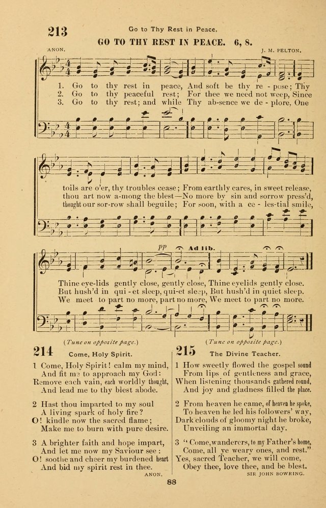 The Brethren Hymnody: with tunes for the sanctuary, Sunday-school, prayer meeting and home circle page 88