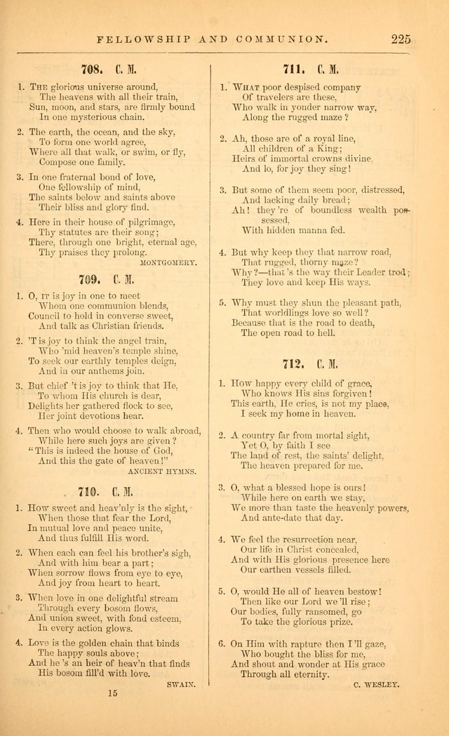 The Baptist Hymn and Tune Book: being "The Plymouth Collection" enlarged and adapted to the use of Baptist churches page 279