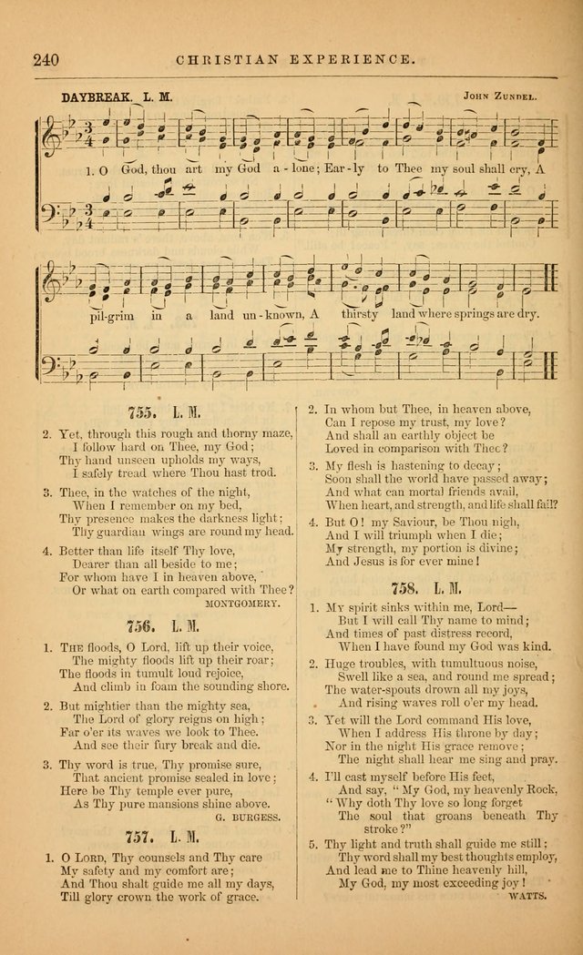 The Baptist Hymn and Tune Book: being "The Plymouth Collection" enlarged and adapted to the use of Baptist churches page 294