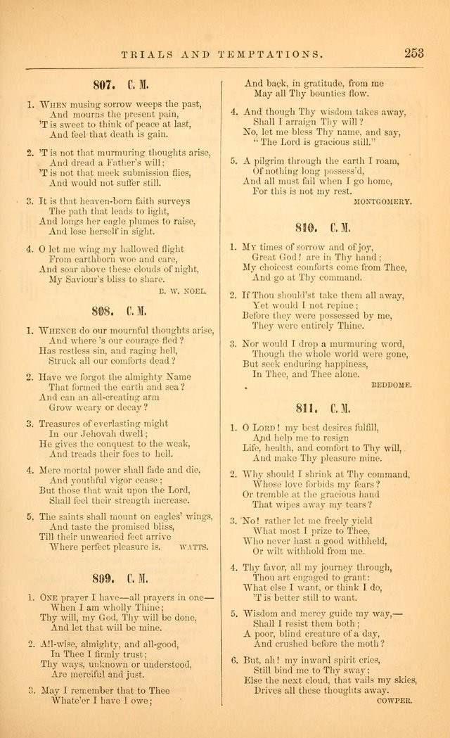 The Baptist Hymn and Tune Book: being "The Plymouth Collection" enlarged and adapted to the use of Baptist churches page 307