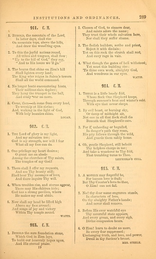 The Baptist Hymn and Tune Book: being "The Plymouth Collection" enlarged and adapted to the use of Baptist churches page 343