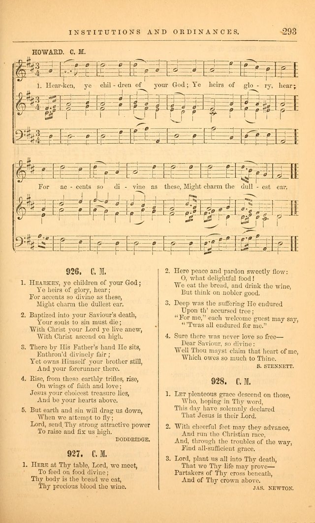 The Baptist Hymn and Tune Book: being "The Plymouth Collection" enlarged and adapted to the use of Baptist churches page 347