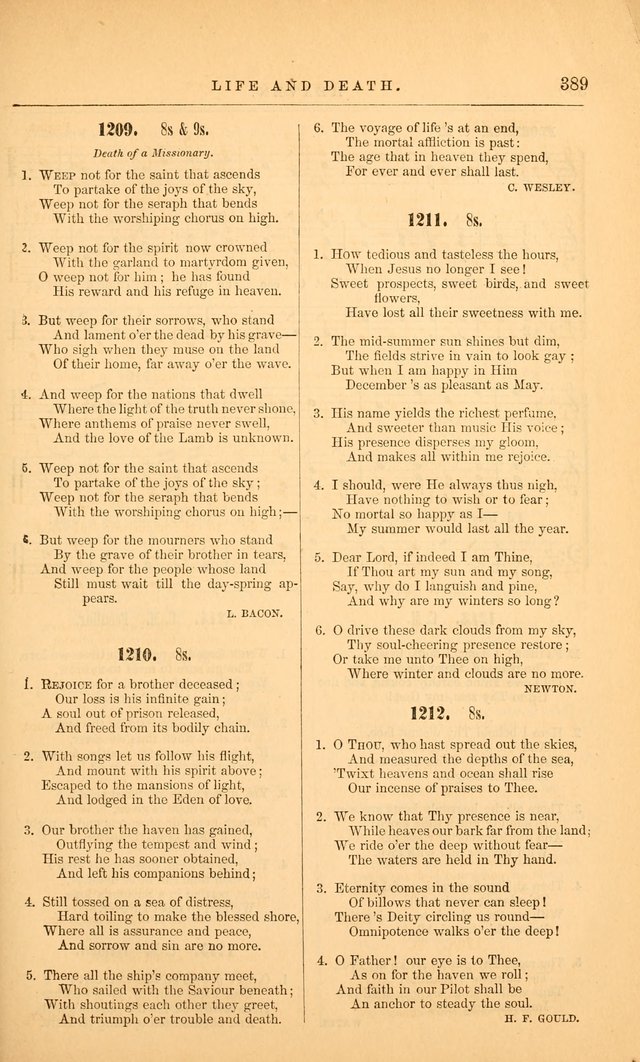 The Baptist Hymn and Tune Book: being "The Plymouth Collection" enlarged and adapted to the use of Baptist churches page 443