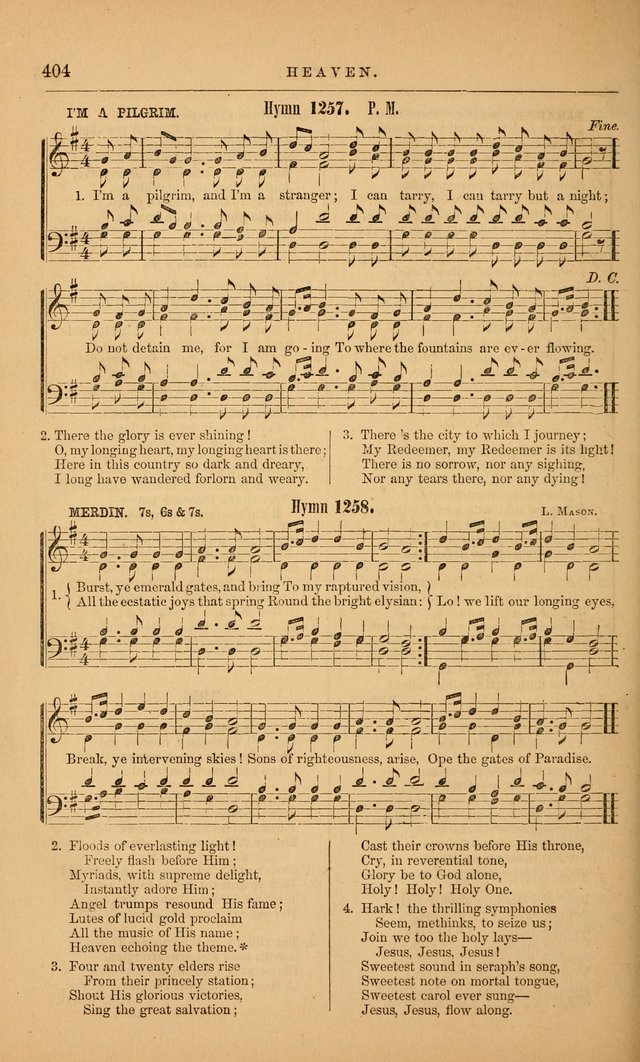 The Baptist Hymn and Tune Book: being "The Plymouth Collection" enlarged and adapted to the use of Baptist churches page 458