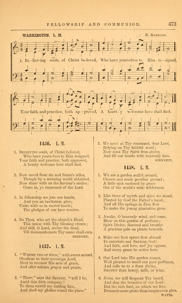 The Baptist Hymn and Tune Book: being "The Plymouth Collection" enlarged and adapted to the use of Baptist churches page 527
