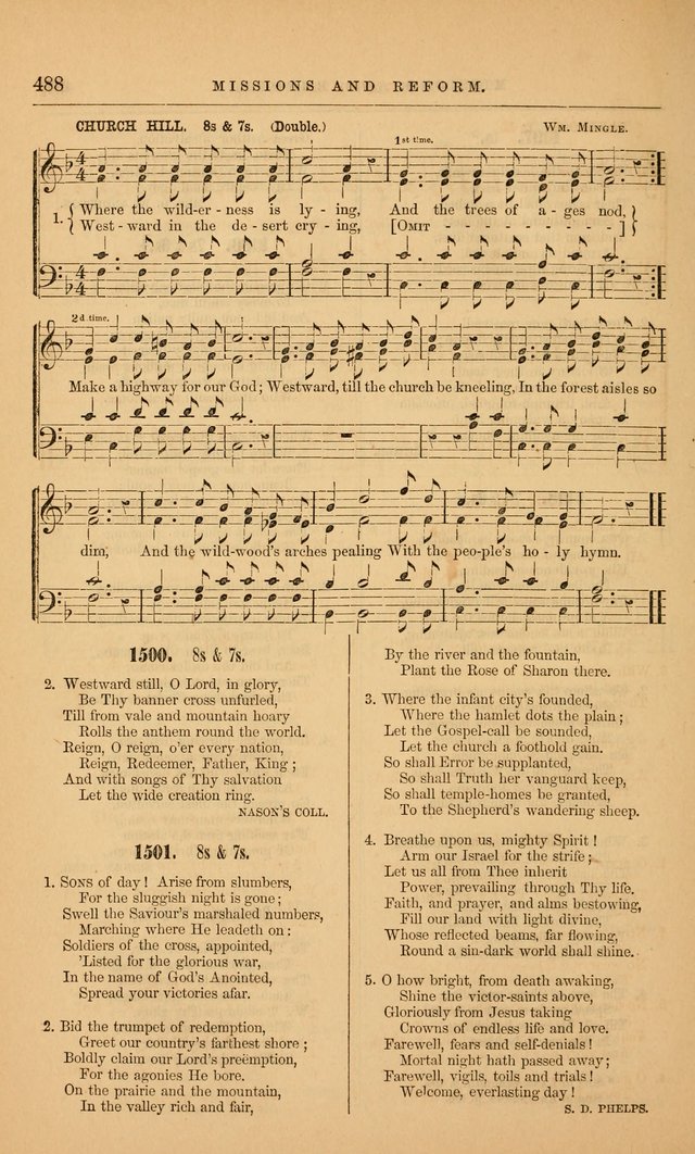 The Baptist Hymn and Tune Book: being "The Plymouth Collection" enlarged and adapted to the use of Baptist churches page 542