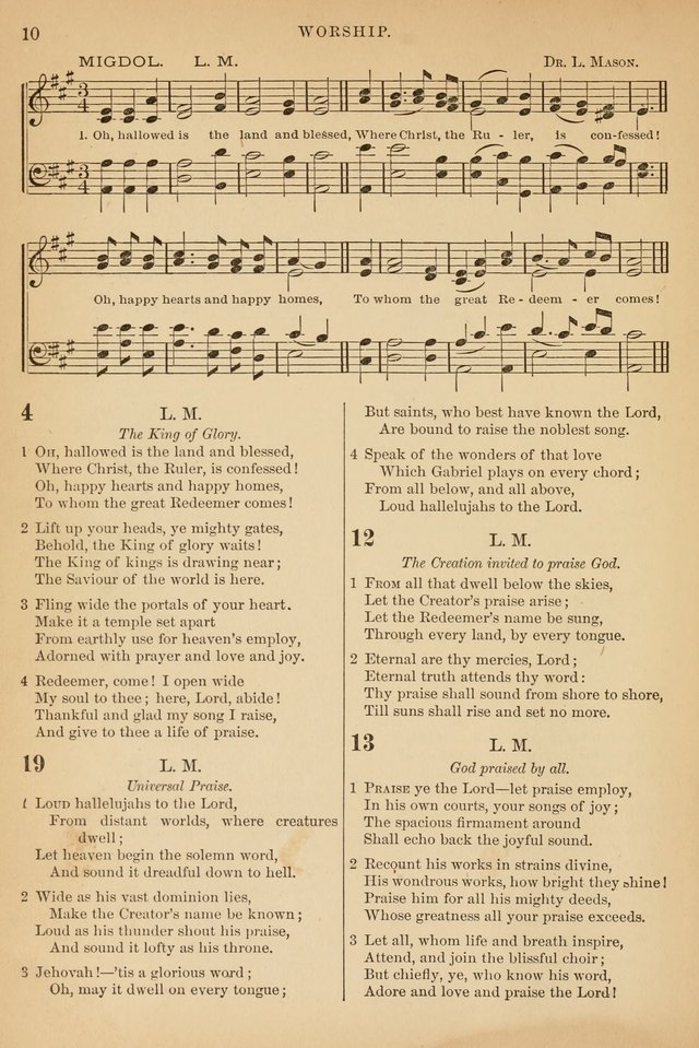 The Baptist Hymn and Tune Book, for Public Worship page 19