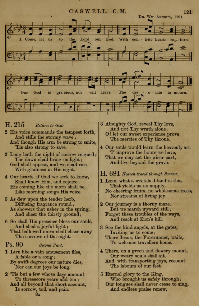 Book of Hymns and Tunes, comprising the psalms and hymns for the worship of God, approved by the general assembly of 1866, arranged with appropriate tunes... by authority of the assembly of 1873 page 117