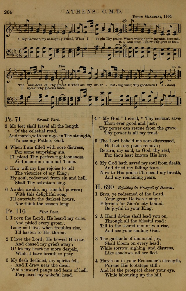 Book of Hymns and Tunes, comprising the psalms and hymns for the worship of God, approved by the general assembly of 1866, arranged with appropriate tunes... by authority of the assembly of 1873 page 202