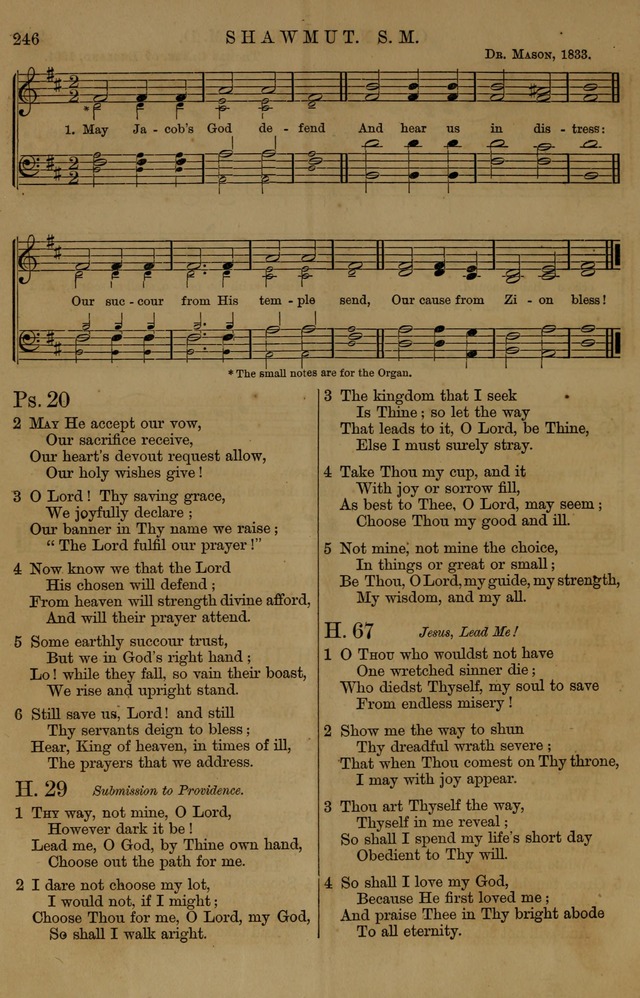 Book of Hymns and Tunes, comprising the psalms and hymns for the worship of God, approved by the general assembly of 1866, arranged with appropriate tunes... by authority of the assembly of 1873 page 244