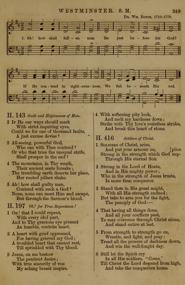 Book of Hymns and Tunes, comprising the psalms and hymns for the worship of God, approved by the general assembly of 1866, arranged with appropriate tunes... by authority of the assembly of 1873 page 247