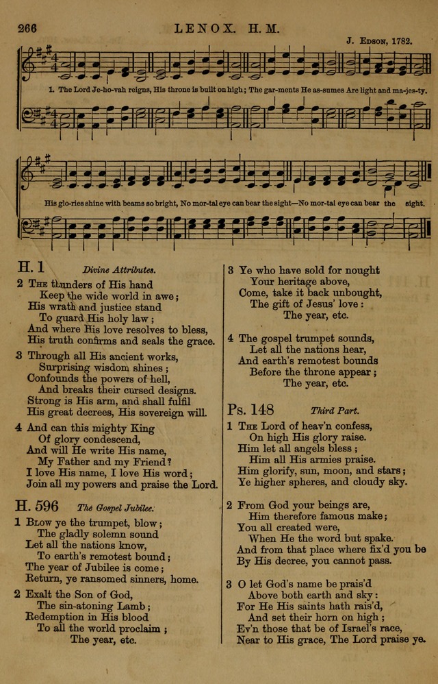 Book of Hymns and Tunes, comprising the psalms and hymns for the worship of God, approved by the general assembly of 1866, arranged with appropriate tunes... by authority of the assembly of 1873 page 264