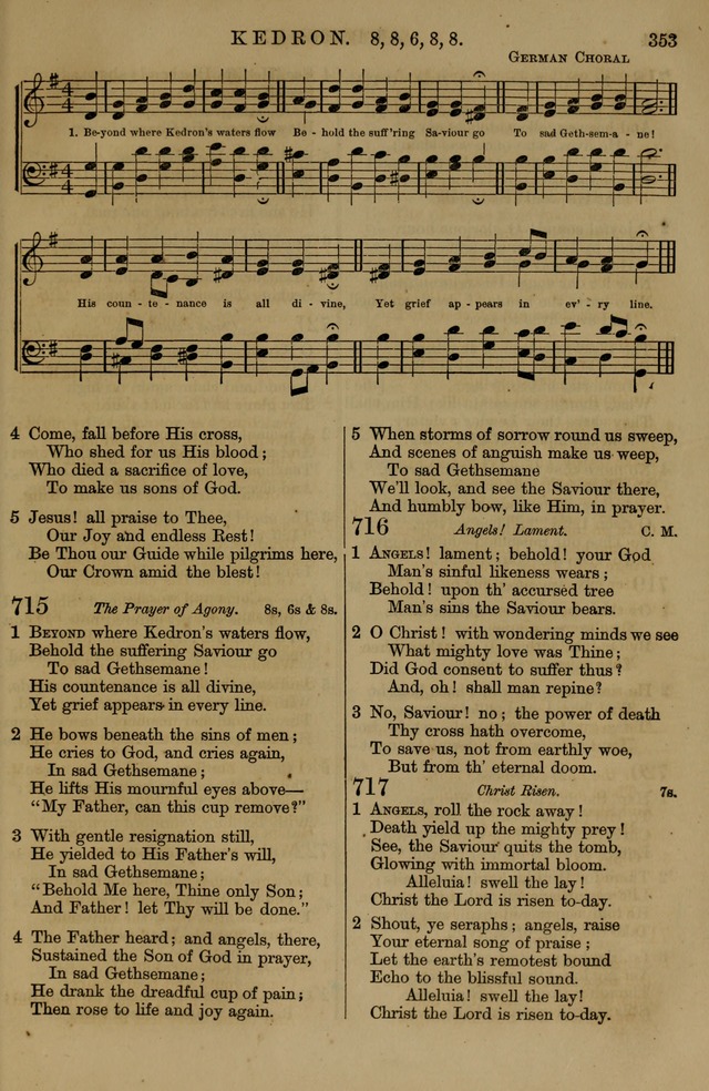 Book of Hymns and Tunes, comprising the psalms and hymns for the worship of God, approved by the general assembly of 1866, arranged with appropriate tunes... by authority of the assembly of 1873 page 351