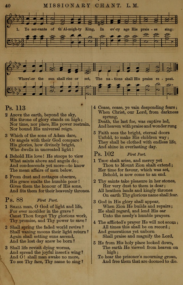 Book of Hymns and Tunes, comprising the psalms and hymns for the worship of God, approved by the general assembly of 1866, arranged with appropriate tunes... by authority of the assembly of 1873 page 36