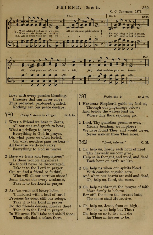 Book of Hymns and Tunes, comprising the psalms and hymns for the worship of God, approved by the general assembly of 1866, arranged with appropriate tunes... by authority of the assembly of 1873 page 367