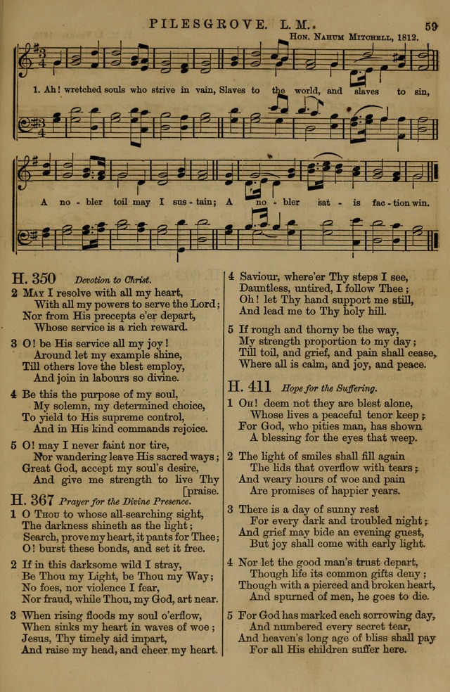 Book of Hymns and Tunes, comprising the psalms and hymns for the worship of God, approved by the general assembly of 1866, arranged with appropriate tunes... by authority of the assembly of 1873 page 55