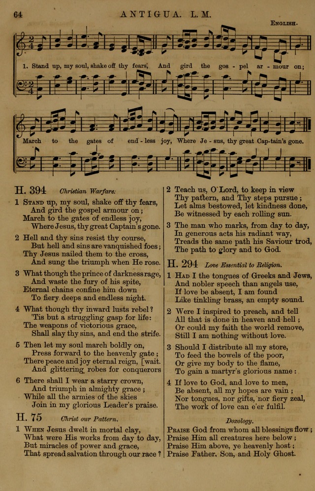 Book of Hymns and Tunes, comprising the psalms and hymns for the worship of God, approved by the general assembly of 1866, arranged with appropriate tunes... by authority of the assembly of 1873 page 60